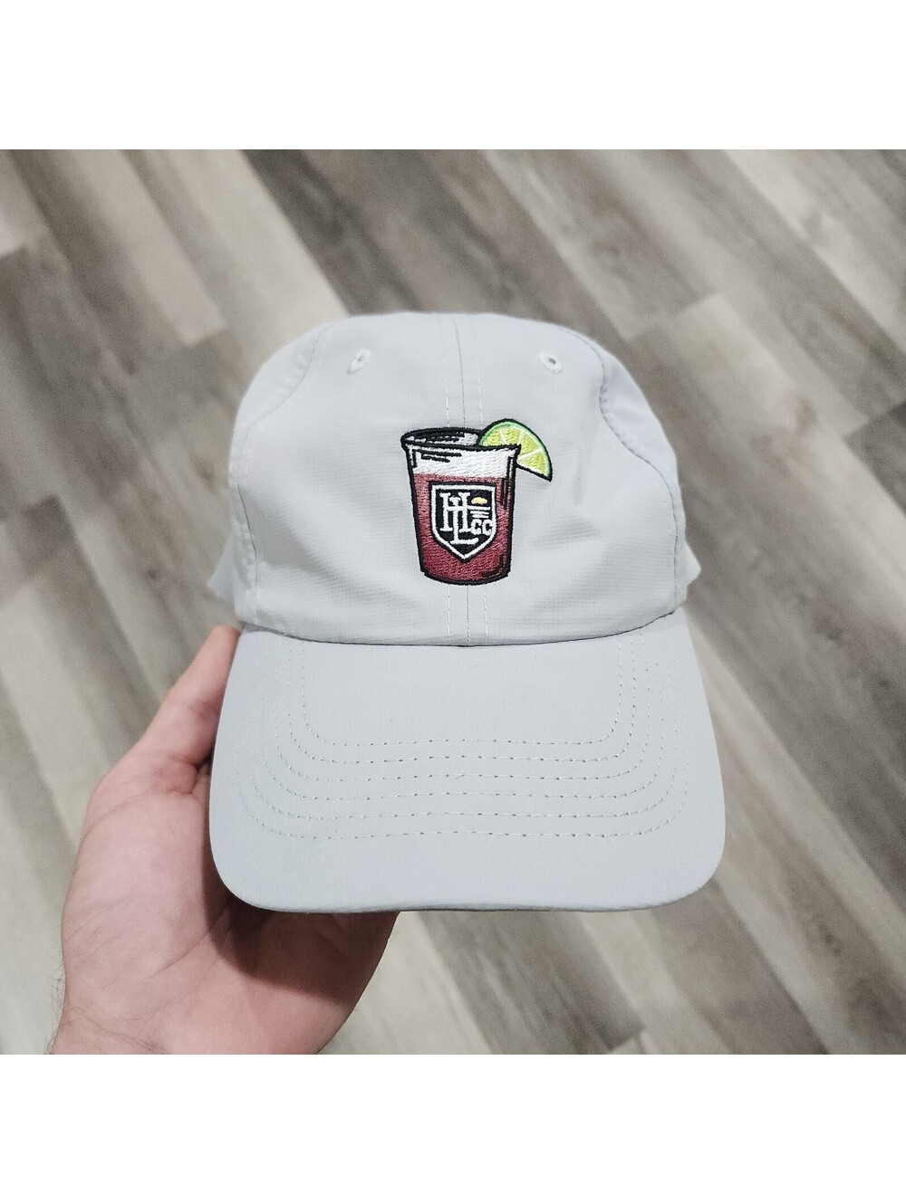 Houston Lake Country Club Performance Hat Strapback Golf Casual Preppy Summer